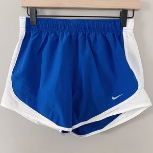 game day blue nike tempo running shorts